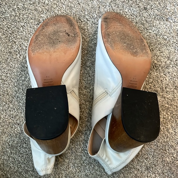 Schutz Heeled Peep Toe Booties - Picture 6 of 12